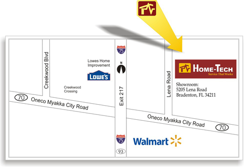Appliance Showroom Map