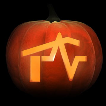 pumpkin with logo